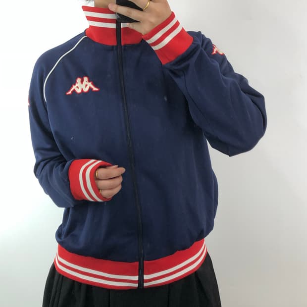 카파 네이비 집업 져지 [M]
