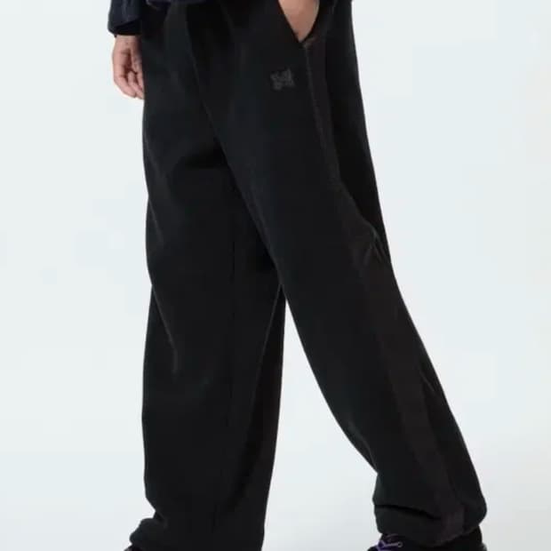 유니클로 니들스 블랙 L 긴기장