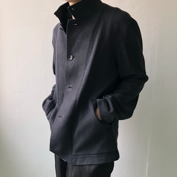 이세이미야케 맨 하이넥 자켓 