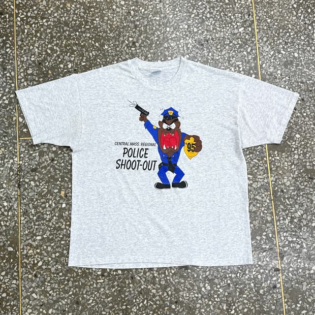 90s USA 헤인즈 빈티지 싱글스티치 티셔츠 XL