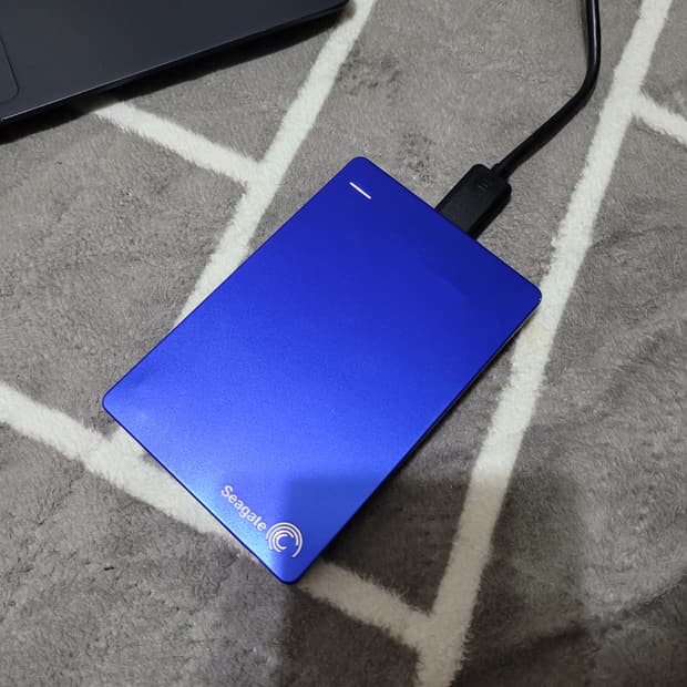 Seagate 씨게이트 1TB 외장하드 블루 색상