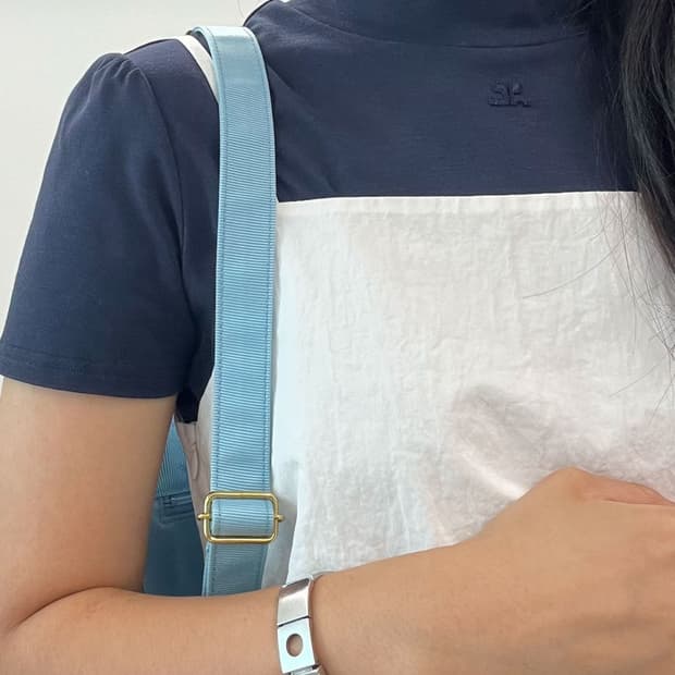 courreges / 꾸레쥬 네이비 반팔