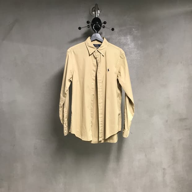 폴로 랄프로렌 QR 베이지 셔츠 M