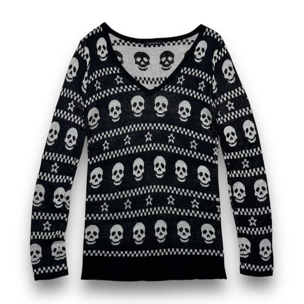 INGNI Skull Star Patterned Knitwear