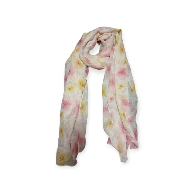 모리걸 플라워 파스텔 스카프
