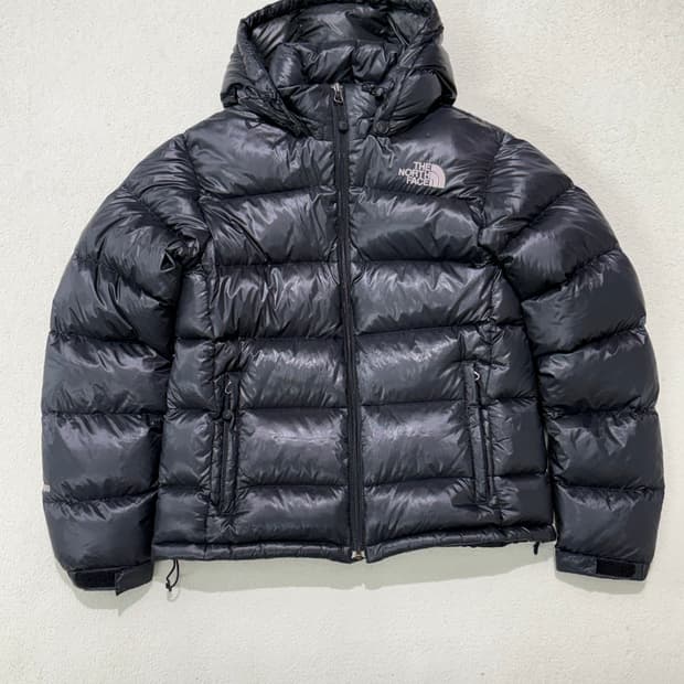 노스페이스 후드 경량  패딩 여성용 90