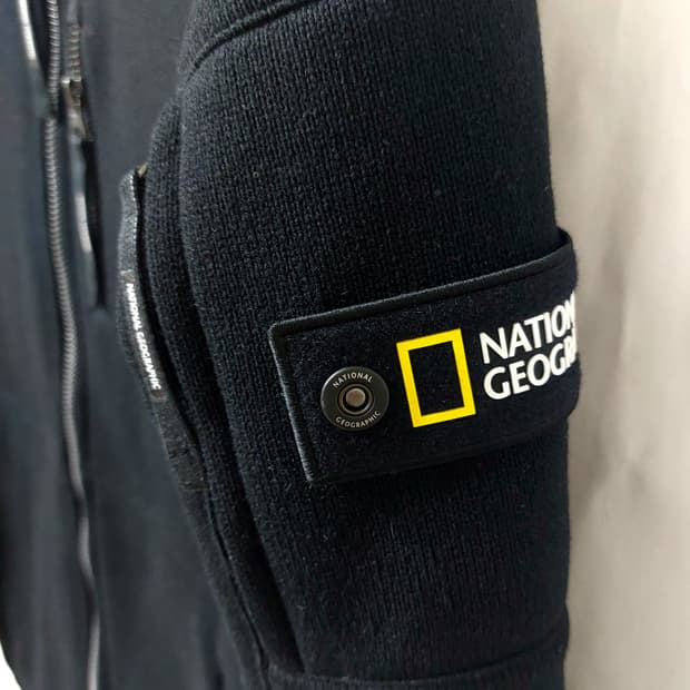 내셔널지오그래픽 니트 집업 95
