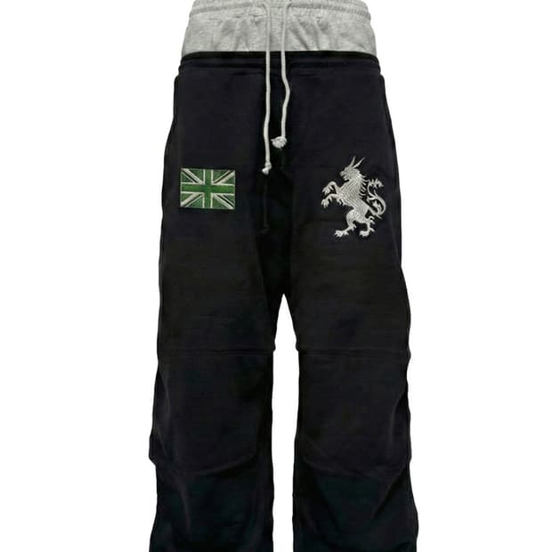 비엑세스 shadow crest wide sweatpants