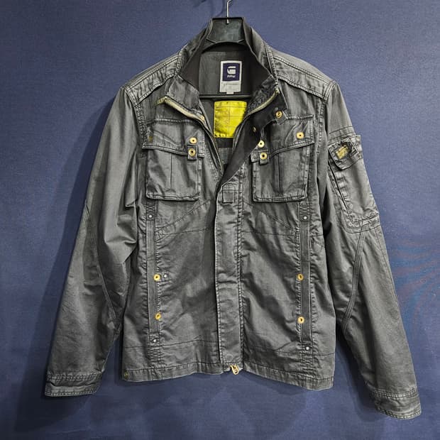 지스타로우 다크그레이 남성 105 빈티지 자켓 