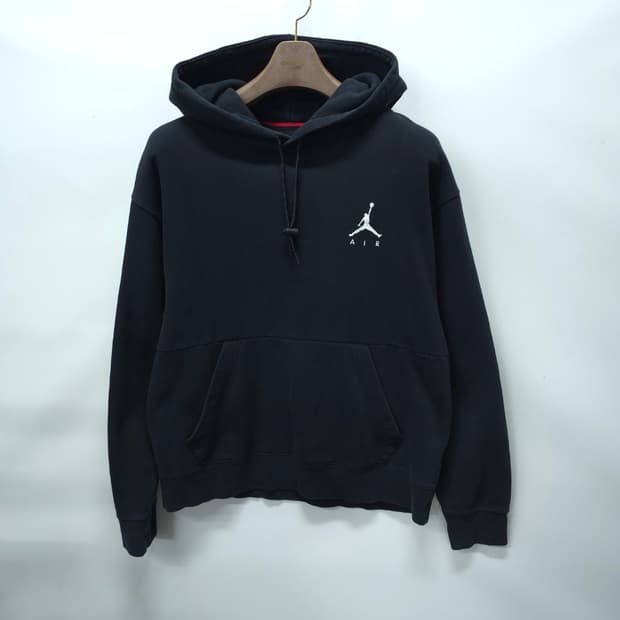 나이키 남성 조던 에어 자수 로고 기모 후드티