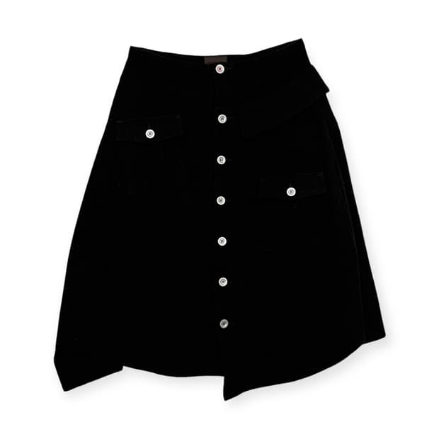 Dadaism 다다이즘 울 패턴 스커트 치마