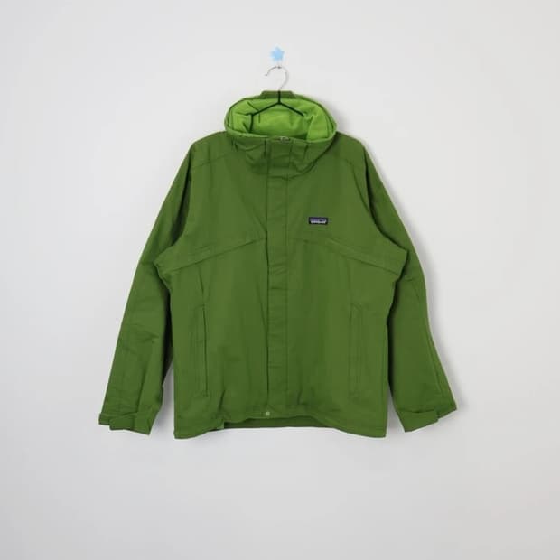 Patagonia Green Hooded Softshell Jacket