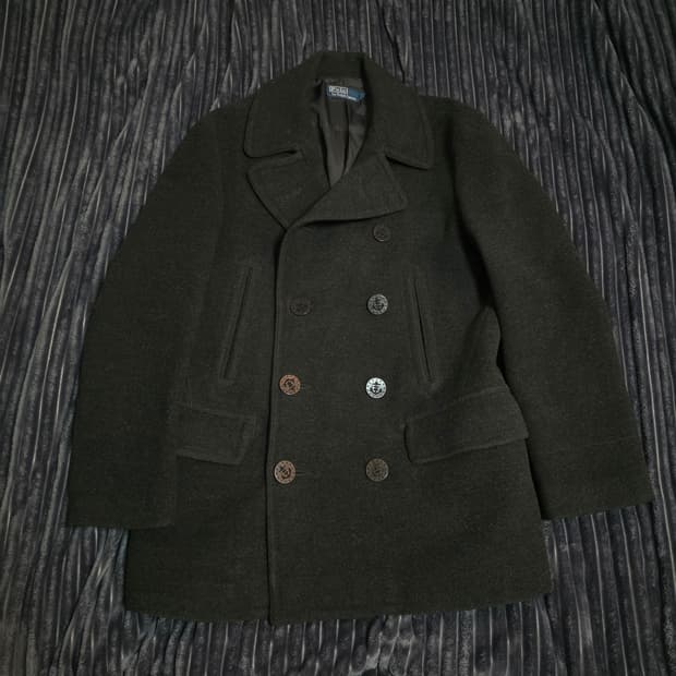 폴로 울100 아카데미 피코트 블랙 L(105)