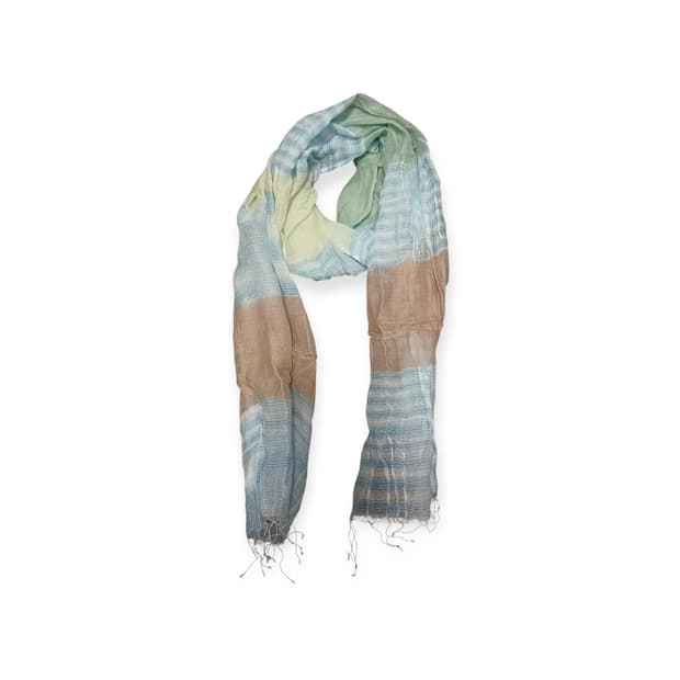 모리걸 하늘빛 스트라이프 스카프 