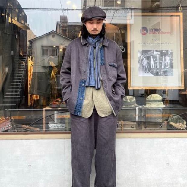 [100/48] 나이젤 카본 워크자켓 리페어 헴프데님