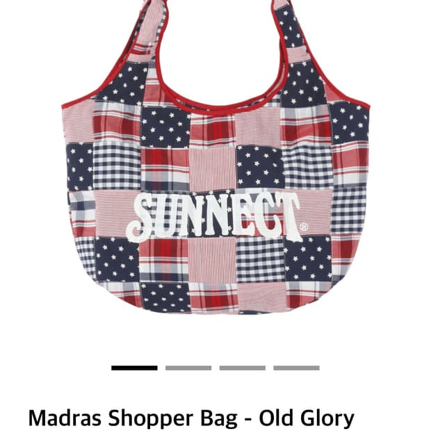 써넥트 쇼퍼백 Madras Shopper Bag - Old Glory