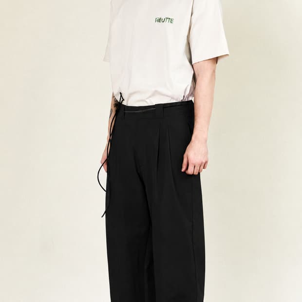 호이테 코튼 와이드 팬츠 여름용