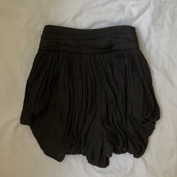 balloon shirring skirt pants