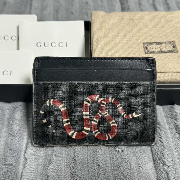 구찌 스네이크 카드지갑