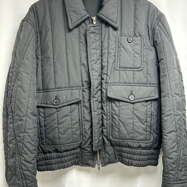 엘무드 텐쿠 퀼티드 블루종 자켓 블랙 (44)