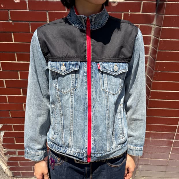 Levi’s 투톤 데님 집업 자켓 S