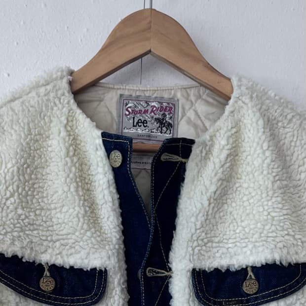 LEE 여성 노카라누빔부클자켓 M사이즈