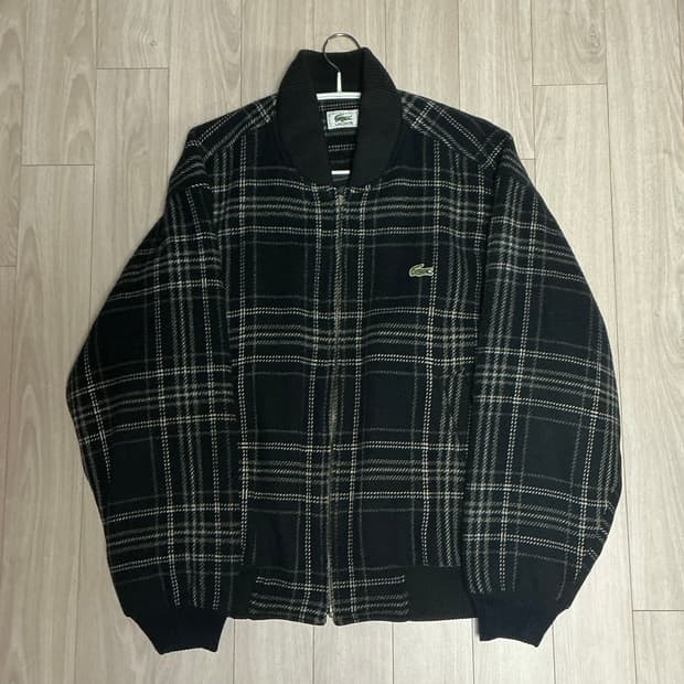 라코스테 모직 봄버 자켓