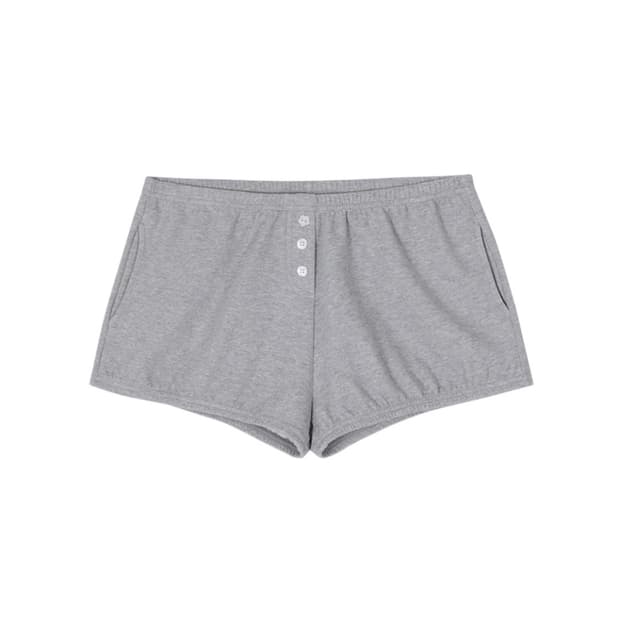 크랭크 벌룬 버튼 스웻 쇼츠 숏팬츠 반바지