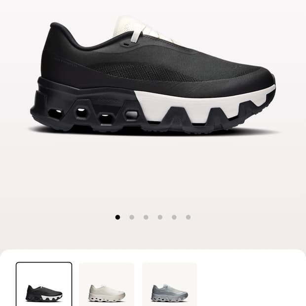 온러닝 포스트아카이브팩션 클라우드몬스터 하이퍼 블랙 275