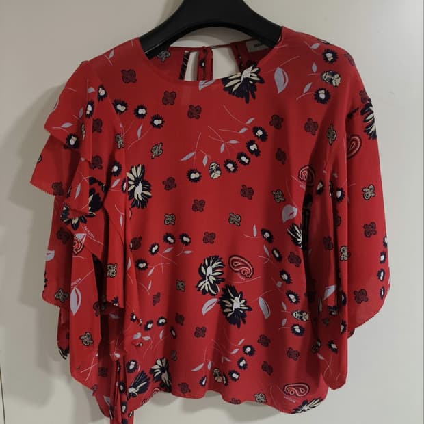 S 쟈딕앤볼테르 실크 블라우스