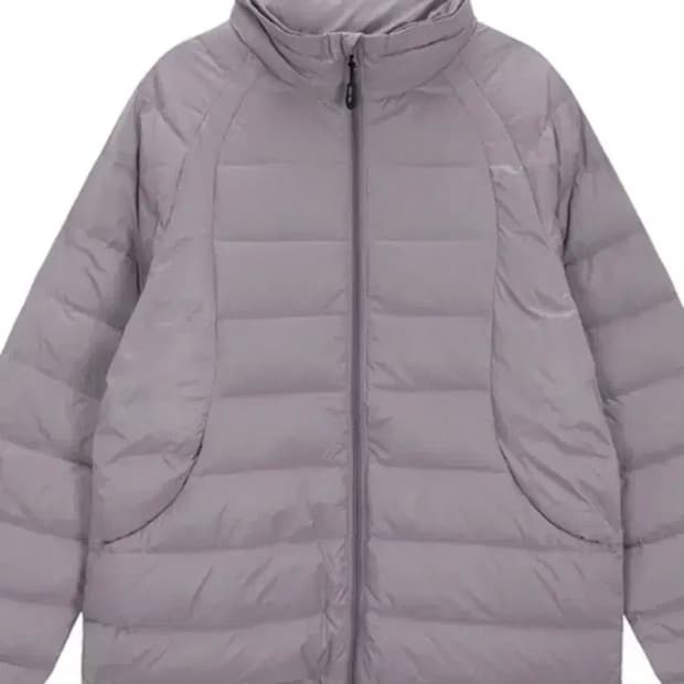 마뗑킴 경량패딩 라벤더