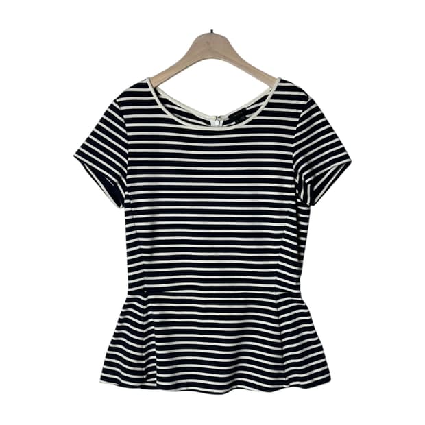 [theory] 띠어리 스트라이프 반팔티셔츠