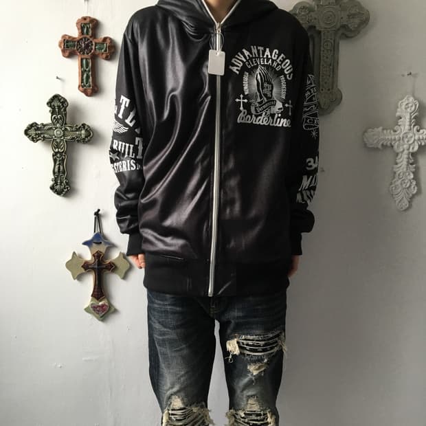 Printing point hood zip up