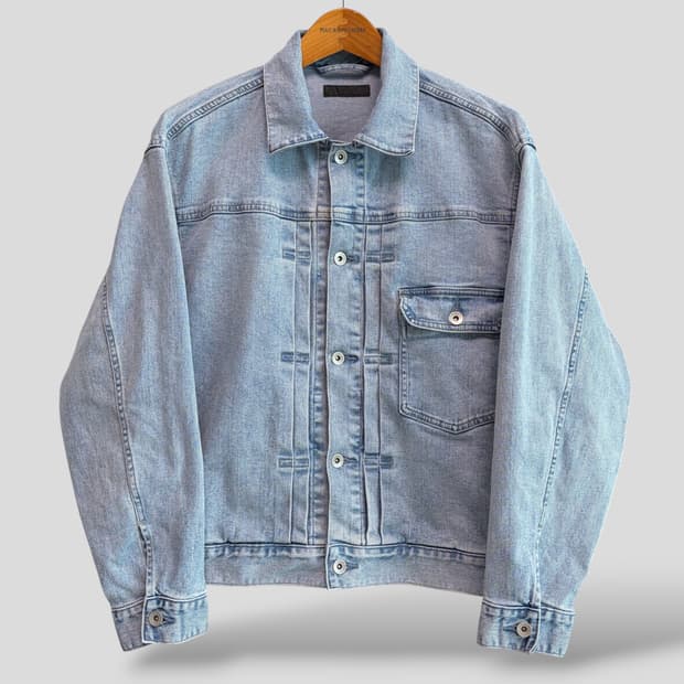 (M)유니클로 데님 트러커 자켓