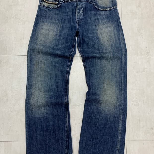 아르마니 익스체인디 데님 워싱 팬츠 #663