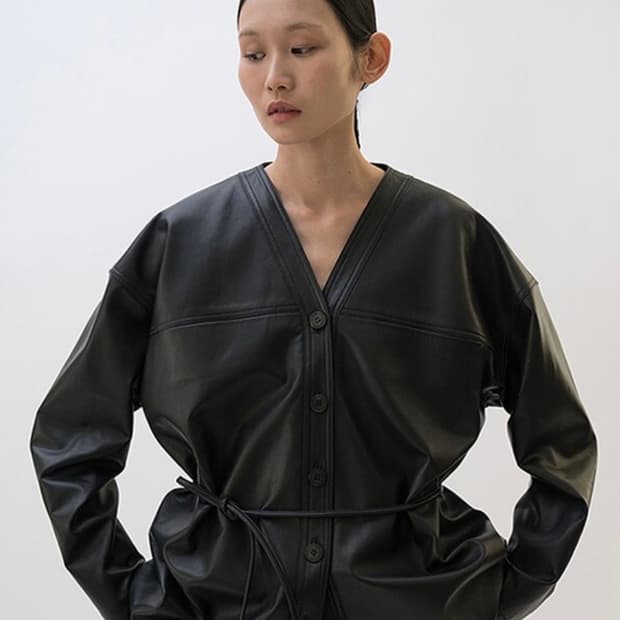 (새상품)르917 le17칼라리스 레더자켓