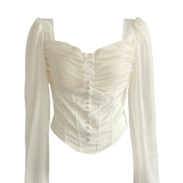 스윔시티 블라우스 아이보리