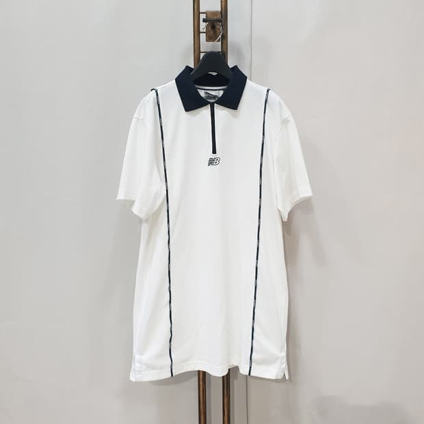 뉴발란스 우먼 썸머트랙 카라 롱티셔츠 85