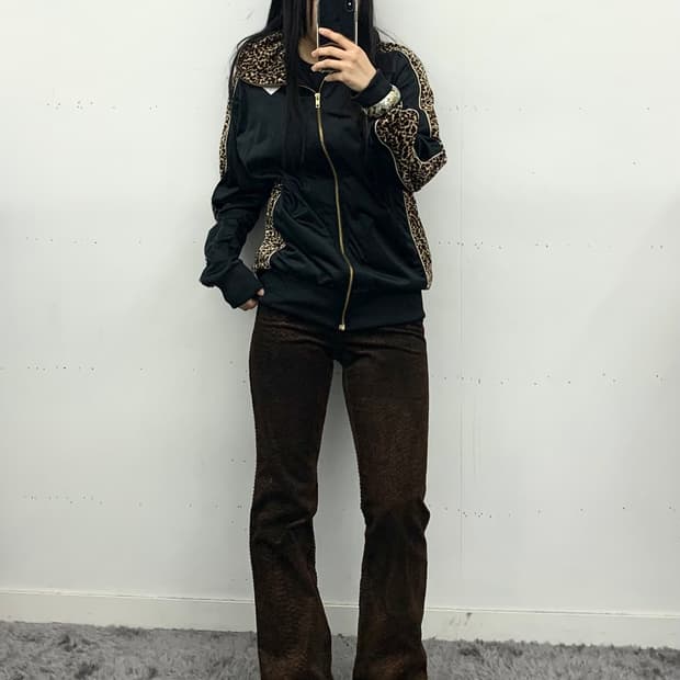 Spinash 레오파드 김프 풀집업