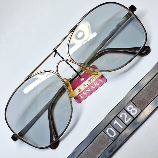 80s 일본제 빈티지 데드스톡 미사용/투브릿지 선글라스 C32 더블브릿지