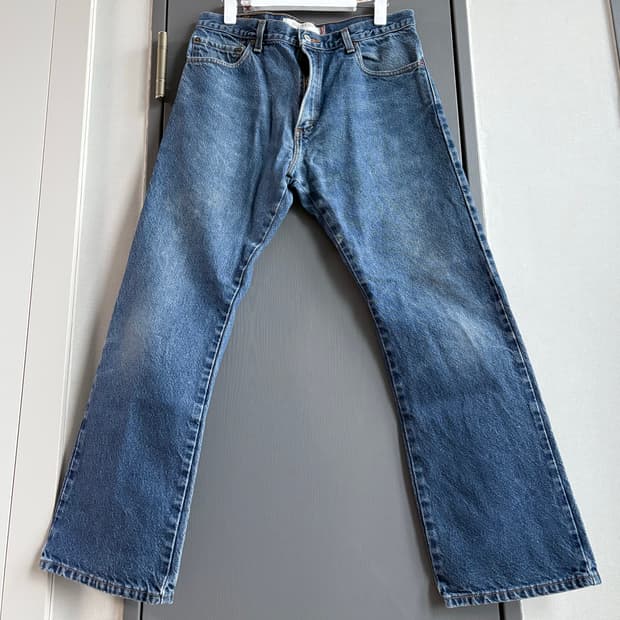 (34x30, 실측 32) 00s 리바이스 517 중청 데님