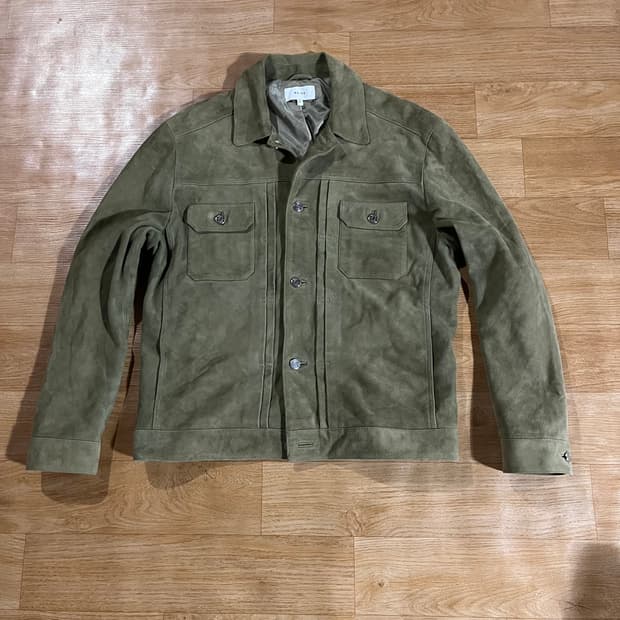 [105] 리스 스웨이드 트러커 가죽자켓