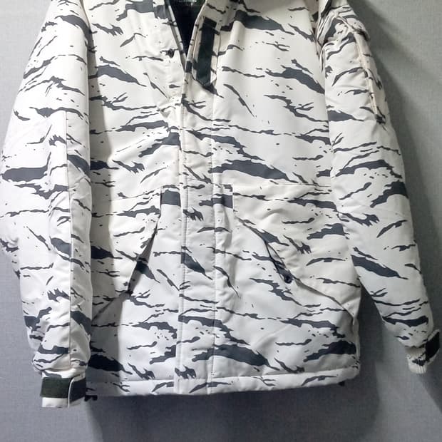 카모플라주 밀리터리 야상 파카