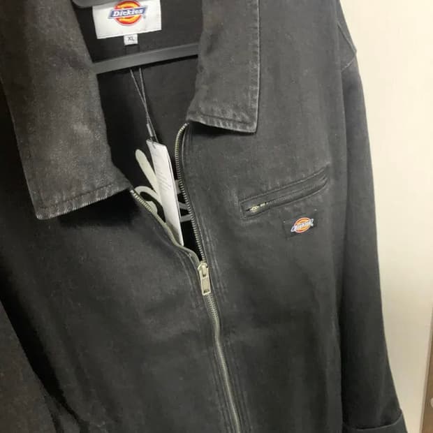 디키즈 블랙 데님 자켓 XL