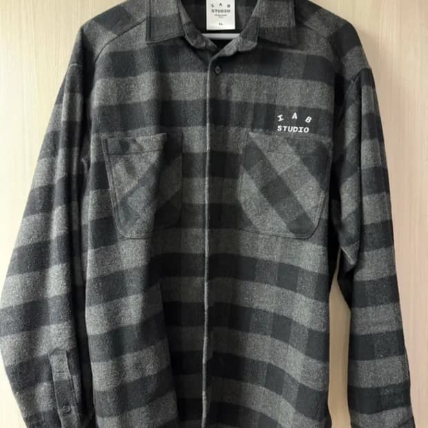 IAB 스튜디오 체크 셔츠 남방