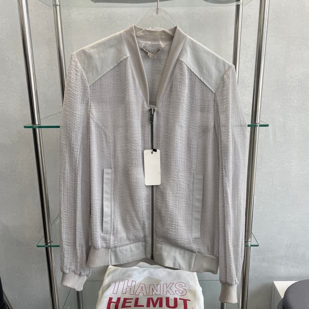 Helmut Lang Intermix bomber jacket