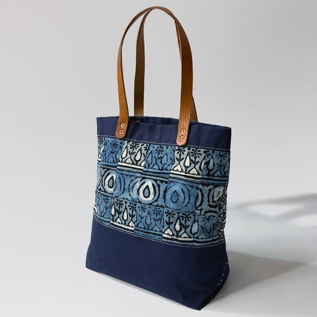 Patchwork Indigo  Shoulder Bag