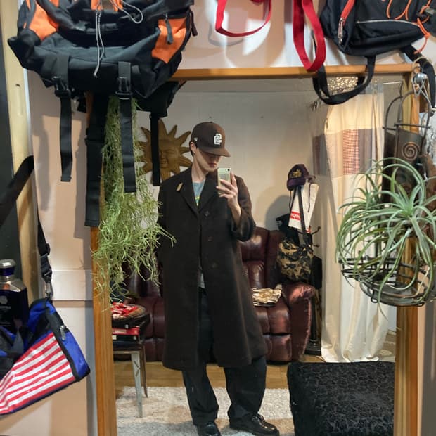 JPN vtg 싱글 캐시미어 코트