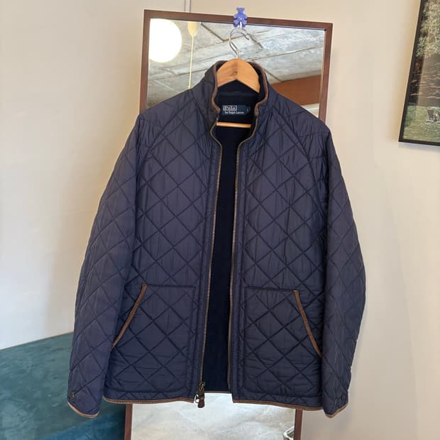 폴로 랄프로렌 네이비 퀼팅 자켓