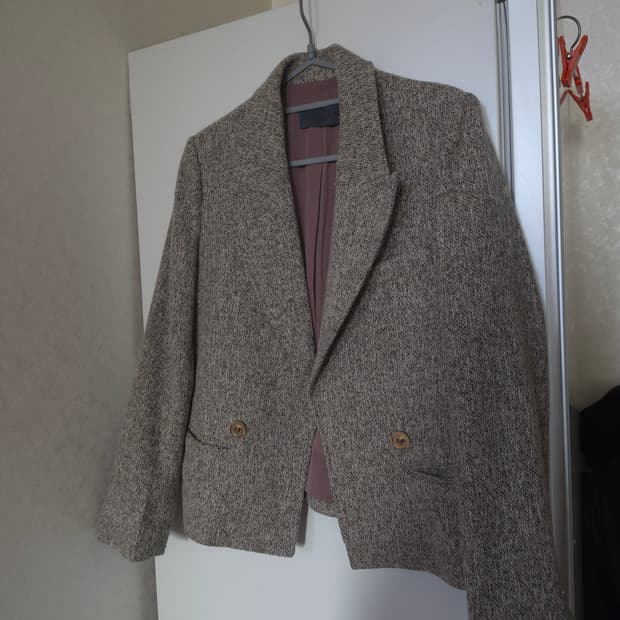 나무그림 오픈형 울자켓